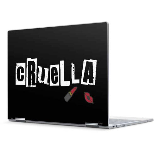 Disney Cruella (2021) Logo and Lipstick Pixelbook Skin